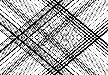 Ağ şebekesi, ağ. Kafes, ızgara, kafes deseni, arka plan ve doku. Kesişen, kesişen çizgiler vektör illüstrasyonu. Çizgiler, çizgiler bir X. soyut geometrik çizim oluşturuyor