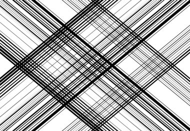 Ağ şebekesi, ağ. Kafes, ızgara, kafes deseni, arka plan ve doku. Kesişen, kesişen çizgiler vektör illüstrasyonu. Çizgiler, çizgiler bir X. soyut geometrik çizim oluşturuyor