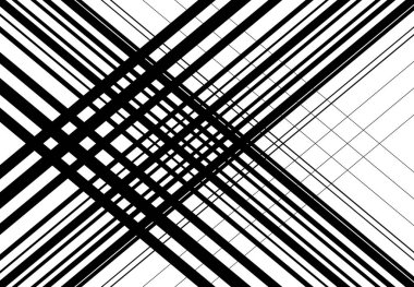 Ağ şebekesi, ağ. Kafes, ızgara, kafes deseni, arka plan ve doku. Kesişen, kesişen çizgiler vektör illüstrasyonu. Çizgiler, çizgiler bir X. soyut geometrik çizim oluşturuyor