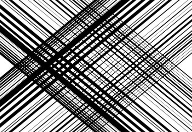 Ağ şebekesi, ağ. Kafes, ızgara, kafes deseni, arka plan ve doku. Kesişen, kesişen çizgiler vektör illüstrasyonu. Çizgiler, çizgiler bir X. soyut geometrik çizim oluşturuyor