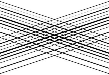 Ağ şebekesi, ağ. Kafes, ızgara, kafes deseni, arka plan ve doku. Kesişen, kesişen çizgiler vektör illüstrasyonu. Çizgiler, çizgiler bir X. soyut geometrik çizim oluşturuyor