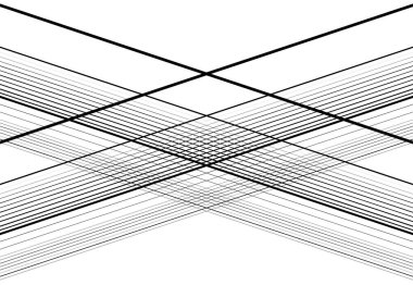 Ağ şebekesi, ağ. Kafes, ızgara, kafes deseni, arka plan ve doku. Kesişen, kesişen çizgiler vektör illüstrasyonu. Çizgiler, çizgiler bir X. soyut geometrik çizim oluşturuyor