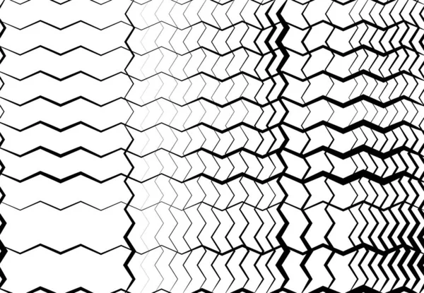 Zig Zag Entrecruzada Serrada Cuadrícula Angular Arrugada Malla Celosía Rejilla — Vector de stock