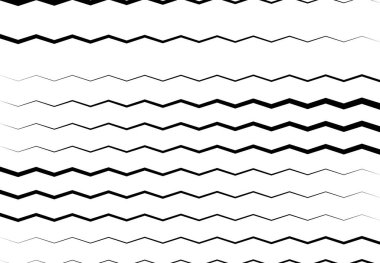 Kabarık, dalgalı, zig-zag, çapraz çizgiler soyut geometrik siyah-beyaz, gri tonlama, tek renk desen, arkaplan, doku veya zemin
