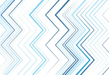 Bükülmüş, buruşuk, dalgalı, zig-zag, çapraz çizgiler soyut mavi renk geometrik desen, arkaplan, doku veya zemin