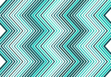 Bükülmüş, buruşuk, dalgalı, zig-zag, çapraz çizgiler soyut renkli TEAL geometrik desen, arkaplan, doku veya zemin