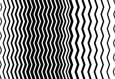 Corrugated, wavy, zig-zag, criss-cross lines abstract geometric black and white, grayscale, monochrome pattern, background, texture or backdrop clipart