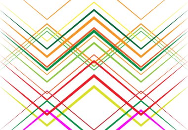 Kabarık, buruşuk, dalgalı, zig-zag, çapraz çizgiler soyut geometrik renk, çok renkli desen, arkaplan, doku veya zemin