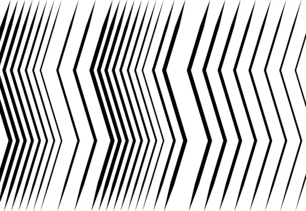Gegolfd Golvend Zig Zag Criss Cross Lijnen Abstracte Geometrische Zwart — Stockvector
