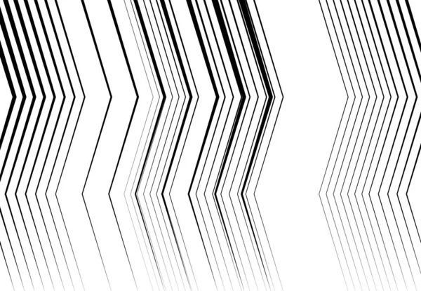 Linee Ondulate Ondulate Zig Zag Incrociate Astratte Geometriche Bianco Nero — Vettoriale Stock