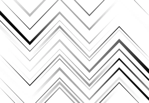 Corrugado Ondulado Zig Zag Líneas Entrecruzadas Abstracto Geométrico Blanco Negro — Vector de stock
