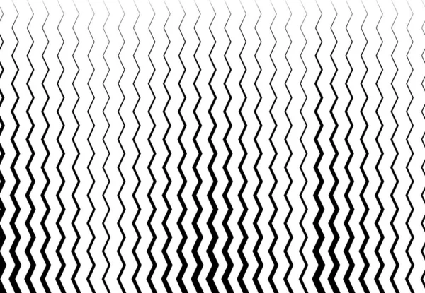 Corrugado Ondulado Zig Zag Líneas Entrecruzadas Abstracto Geométrico Blanco Negro — Vector de stock