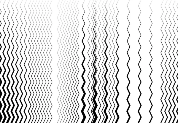 Wellpappe Gewellte Zickzackige Kreuz Und Quer Verlaufende Linien Abstraktes Geometrisches — Stockvektor