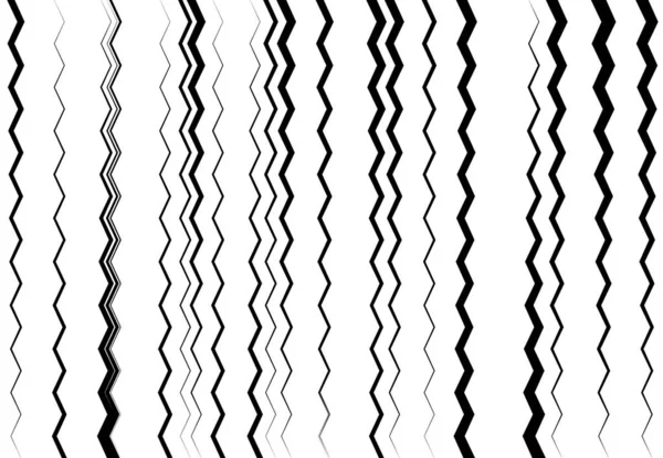 Corrugado Ondulado Zig Zag Líneas Entrecruzadas Abstracto Geométrico Blanco Negro — Archivo Imágenes Vectoriales