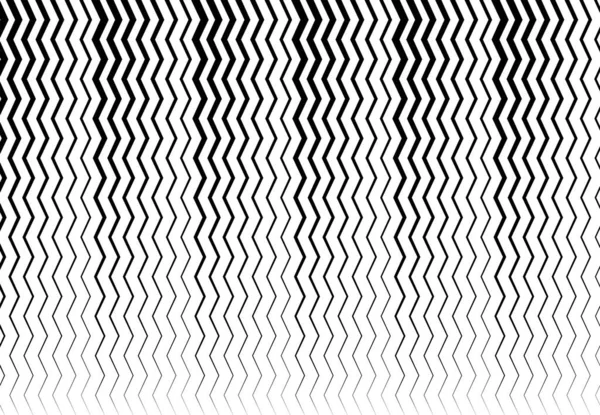 Corrugado Ondulado Zig Zag Líneas Entrecruzadas Abstracto Geométrico Blanco Negro — Vector de stock