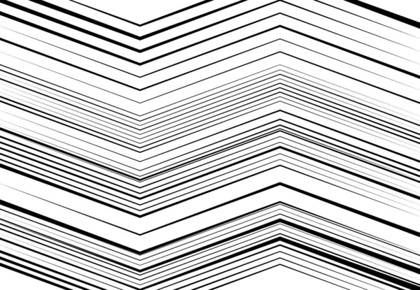 Linee Ondulate Ondulate Zig Zag Incrociate Astratte Geometriche Bianco Nero — Vettoriale Stock