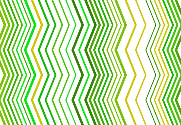 Korrugerad Rynkig Vågig Sicksack Kors Linjer Abstrakta Färgglada Gröna Geometriska — Stock vektor