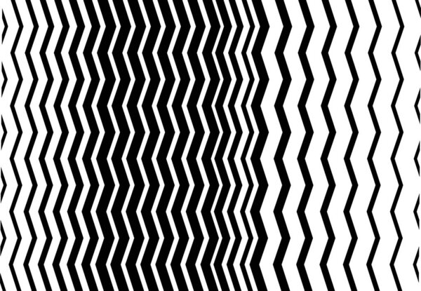 Corrugated, wavy, zig-zag, criss-cross lines abstract geometric black and white, grayscale, monochrome pattern, background, texture or backdrop