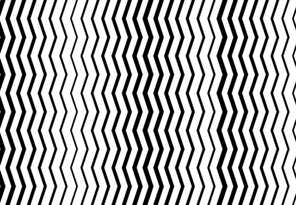 Corrugado Ondulado Zig Zag Líneas Entrecruzadas Abstracto Geométrico Blanco Negro — Vector de stock