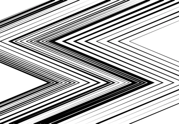 Corrugado Ondulado Zig Zag Líneas Entrecruzadas Abstracto Geométrico Blanco Negro — Archivo Imágenes Vectoriales