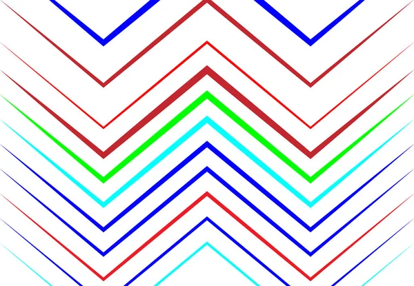Corrugado Arrugado Ondulado Zig Zag Líneas Entrecruzadas Abstracto Geométrico Colorido — Vector de stock