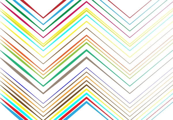 Gegolfd Geplooid Golvend Zig Zag Criss Cross Lijnen Abstracte Geometrische — Stockvector