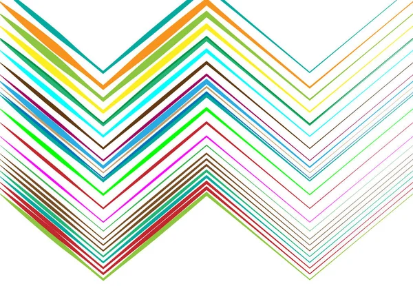 Гофровані Крейдовані Хвилясті Зигзагоподібні Хрестоподібні Лінії Абстрактний Геометричний Барвистий Багатокольоровий — стоковий вектор