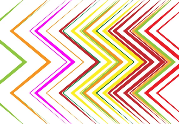 Gegolfd Geplooid Golvend Zig Zag Criss Cross Lijnen Abstracte Geometrische — Stockvector