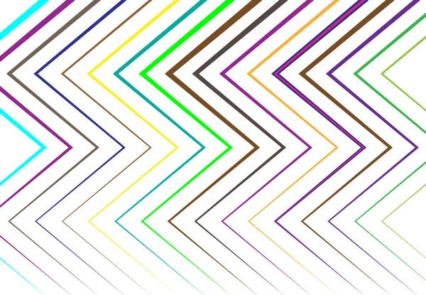 段ボール ジグザグ 交差線抽象的な幾何学的なカラフルで多色のパターン テクスチャまたは背景 — ストックベクタ