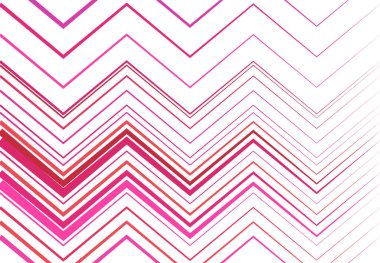 Bükülmüş, buruşuk, dalgalı, zig-zag, çapraz çizgiler soyut renkli PINK ve PURPLE geometrik desen, arkaplan, doku veya arkaplan