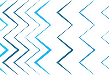 Bükülmüş, buruşuk, dalgalı, zig-zag, çapraz çizgiler soyut mavi renk geometrik desen, arkaplan, doku veya zemin