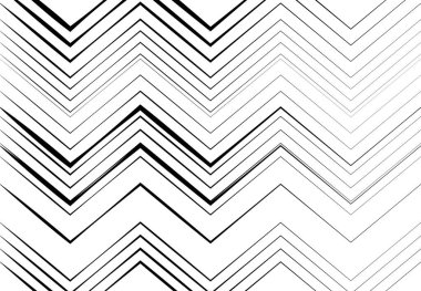 Kabarık, dalgalı, zig-zag, çapraz çizgiler soyut geometrik siyah-beyaz, gri tonlama, tek renk desen, arkaplan, doku veya zemin