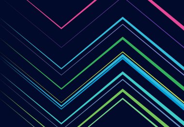 canlı, canlı kıvrımlı, dalgalı, zig-zag, çapraz çapraz ve tırtıklı, buruşuk, kırışık çizgiler, çizgili soyut geometrik renkler, çok renkli desenler, arka plan, doku veya fon