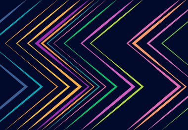 canlı, canlı kıvrımlı, dalgalı, zig-zag, çapraz çapraz ve tırtıklı, buruşuk, kırışık çizgiler, çizgili soyut geometrik renkler, çok renkli desenler, arka plan, doku veya fon