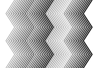 Dikey zig-zag, çapraz çapraz, dalgalı, dalgalı ve tırtıklı, tırtıklı çizgiler, çizgiler. Oluklu şeritler, çizgiler, siyah ve beyaz, tek renk, gri tonlu geometrik zemin, doku ve desen