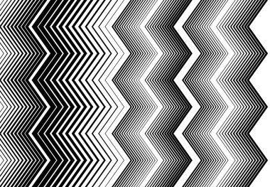 Dikey zig-zag, çapraz çapraz, dalgalı, dalgalı ve tırtıklı, tırtıklı çizgiler, çizgiler. Oluklu şeritler, çizgiler, siyah ve beyaz, tek renk, gri tonlu geometrik zemin, doku ve desen
