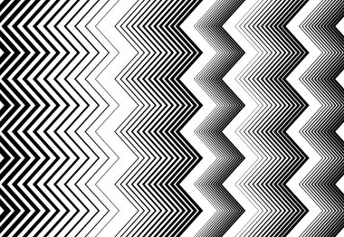 Dikey zig-zag, çapraz çapraz, dalgalı, dalgalı ve tırtıklı, tırtıklı çizgiler, çizgiler. Oluklu şeritler, çizgiler, siyah ve beyaz, tek renk, gri tonlu geometrik zemin, doku ve desen