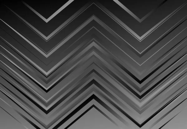 Linee Ondulate Ondulate Zig Zag Incrociate Astratte Geometriche Bianco Nero — Vettoriale Stock