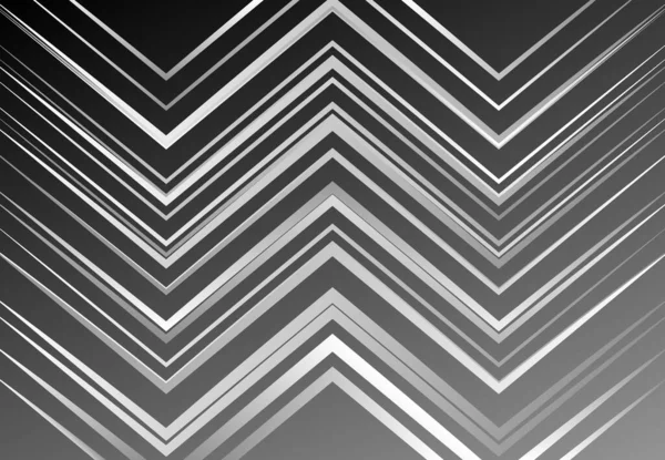 Ondulé Ondulé Zig Zag Lignes Croisées Abstraites Géométriques Noir Blanc — Image vectorielle