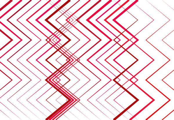 Corrugated, wrinkled, wavy, zig-zag, criss-cross lines abstract colorful PINK and PURPLE geometric pattern, background, texture or backdrop