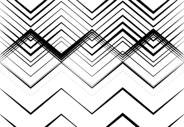 Wellpappe Gewellte Zickzackige Kreuz Und Quer Verlaufende Linien Abstraktes Geometrisches — Stockvektor