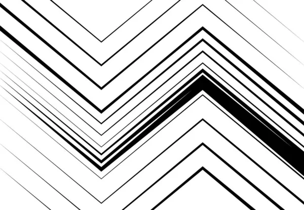 Linee Ondulate Ondulate Zig Zag Incrociate Astratte Geometriche Bianco Nero — Vettoriale Stock