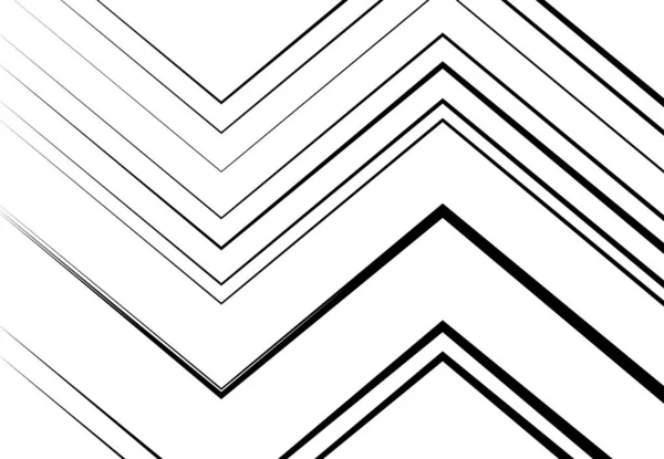 Linee Ondulate Ondulate Zig Zag Incrociate Astratte Geometriche Bianco Nero — Vettoriale Stock