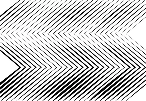 Corrugated Wavy Zig Zag Criss Cross Lines Abstract Geometric Black — Stock Vector