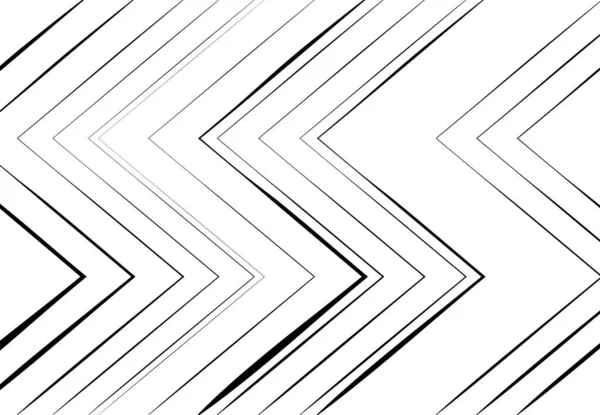 Ondulé Ondulé Zig Zag Lignes Croisées Abstraites Géométriques Noir Blanc — Image vectorielle