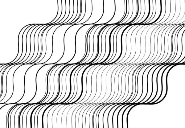Wellenförmige Wogende Und Wellige Wogende Diagonale Schiefe Schräge Und Schräge — Stockvektor