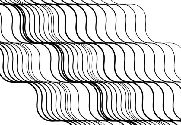 Wellenförmige Wogende Und Wellige Wogende Diagonale Schiefe Schräge Und Schräge — Stockvektor