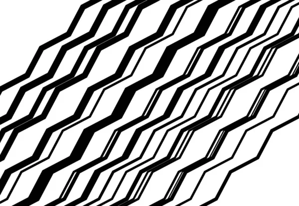 锯齿形 波浪形 波浪形和锯齿形 锯齿状线 条纹设计元素 对角线 斜线和斜线 单色几何背景 纹理和图案 — 图库矢量图片