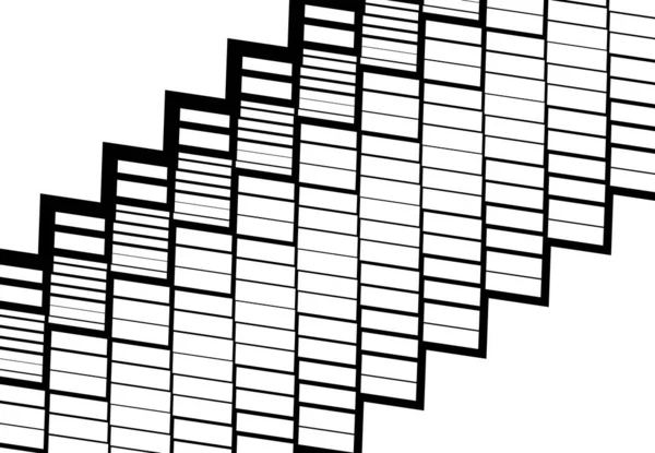 Zig Zag Criss Cross Faliste Machające Ząbkowane Postrzępione Linie Paski — Wektor stockowy