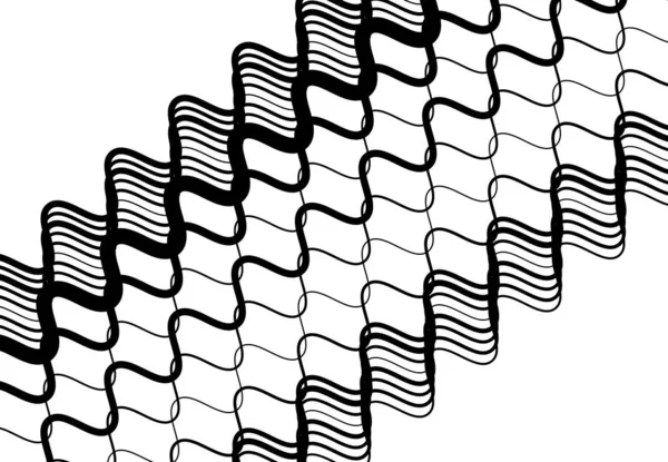 Ondulante Ondulante Ondulante Billowy Diagonal Inclinação Inclinação Linhas Oblíquas Listras — Vetor de Stock